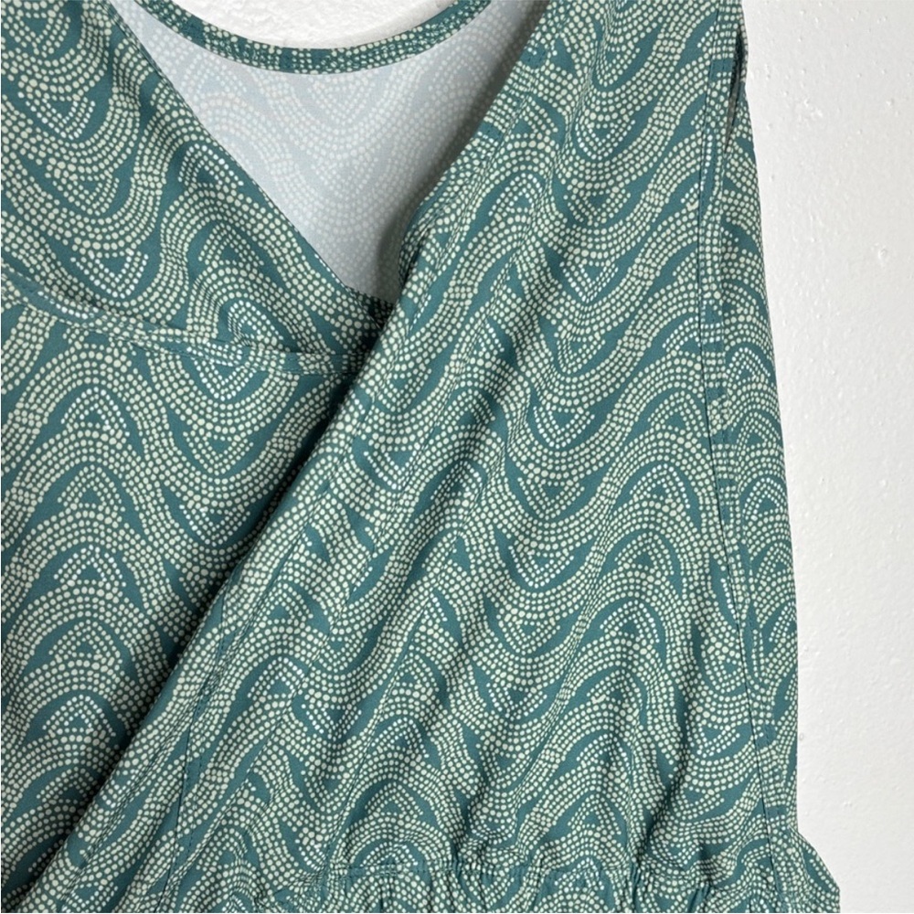 Patagonia Fleetwith Romper Bluff River Multi Tasmanian Teal Size Small - Picture 3 of 7